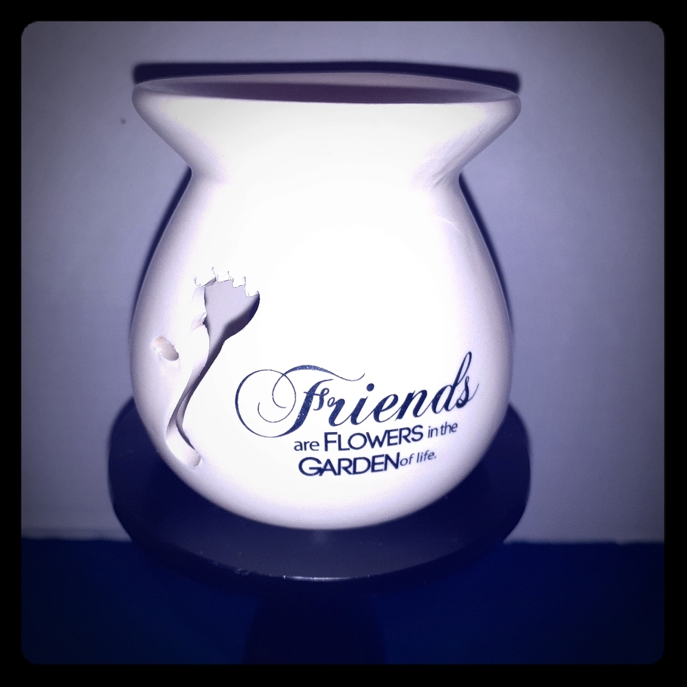 A fragrance tart or oil warmer.